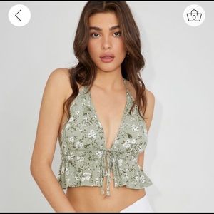 NWT cage halter top